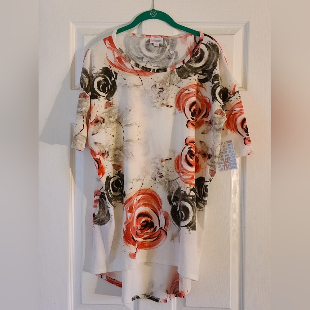 Fall print floral Irma tee